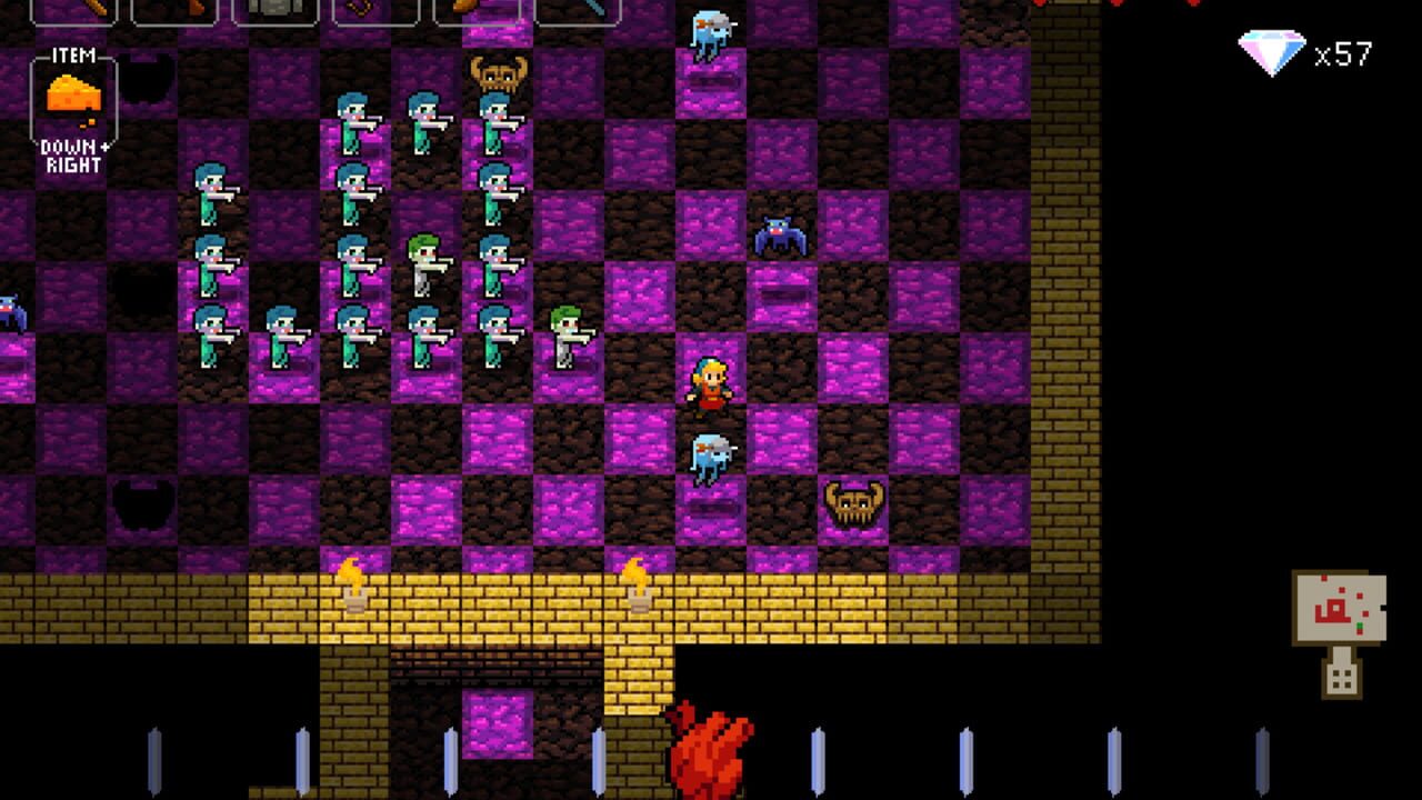 Crypt of the NecroDancer gameplay
