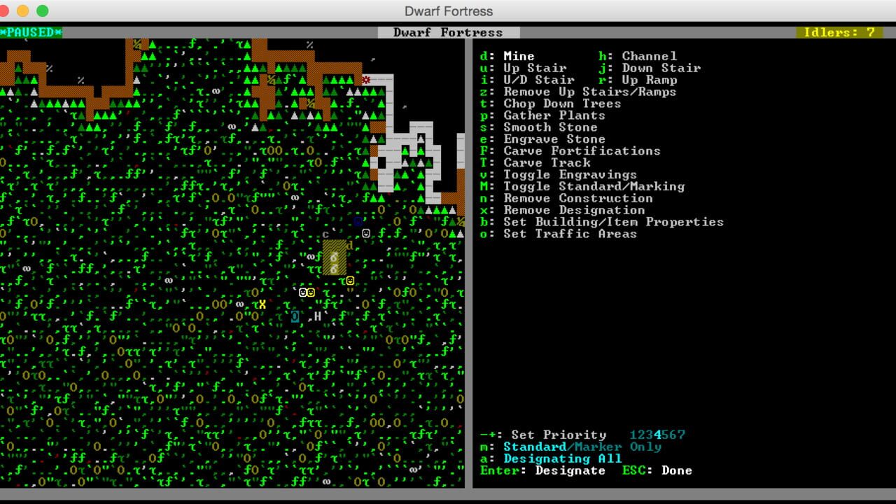Dwarf Fortress gameplay