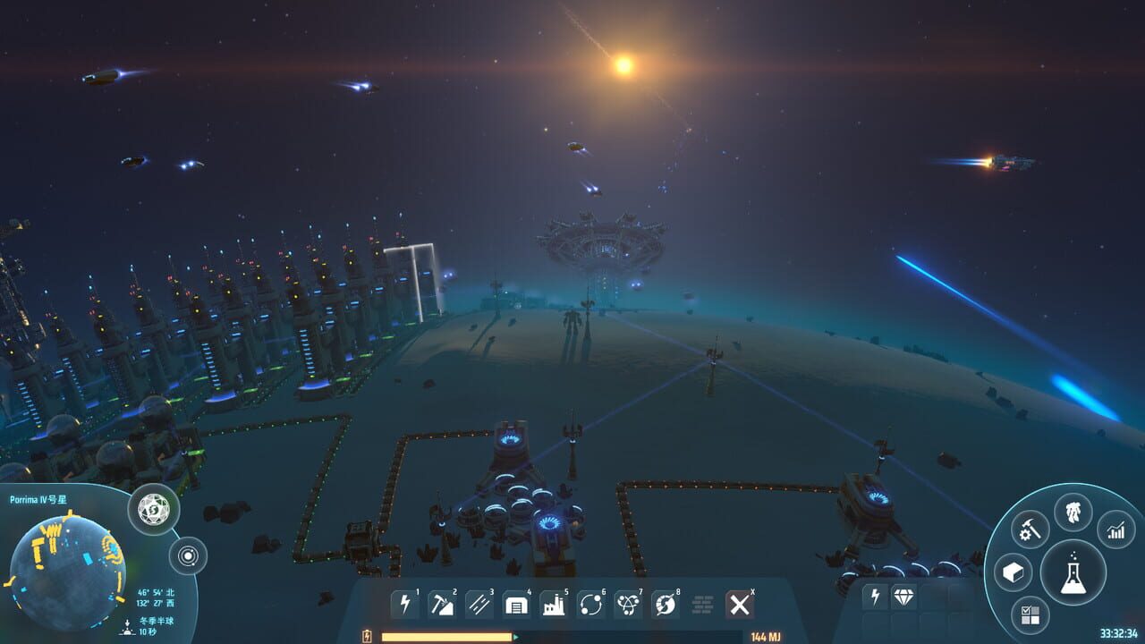 dyson-sphere-program gameplay
