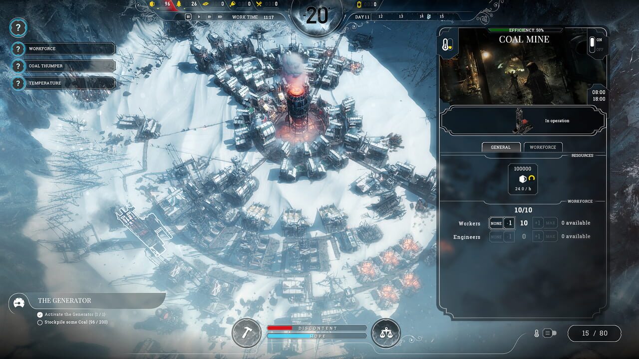 Frostpunk gameplay