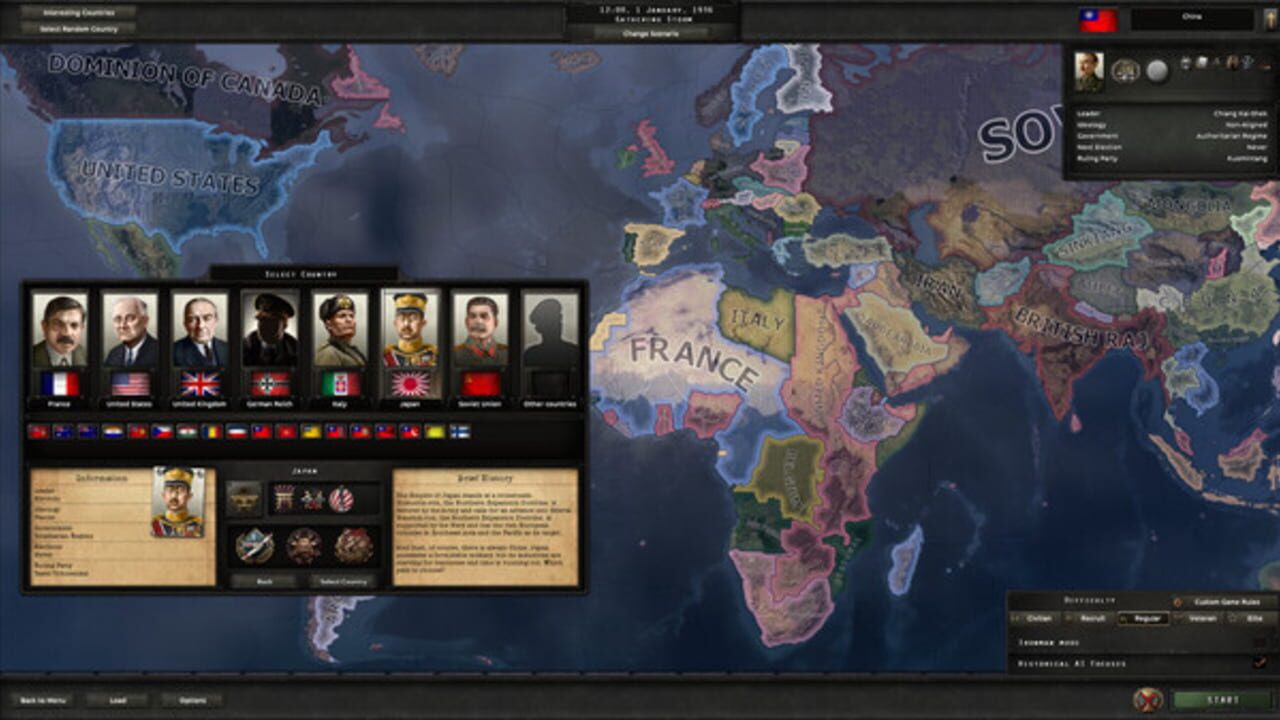 Hearts of Iron IV gameplay