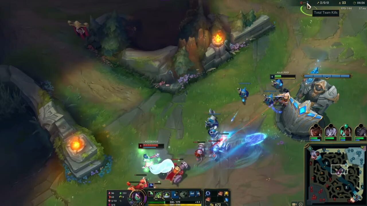 League of Legends gameplay