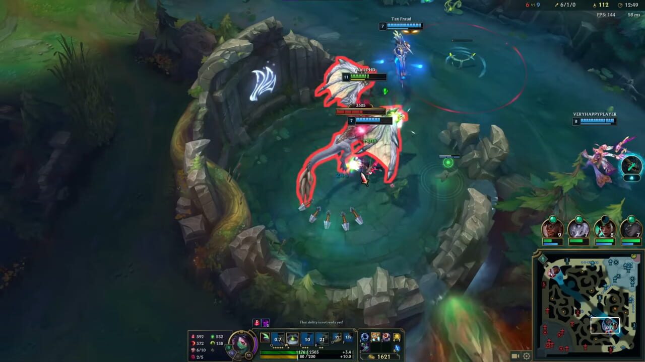 League of Legends gameplay