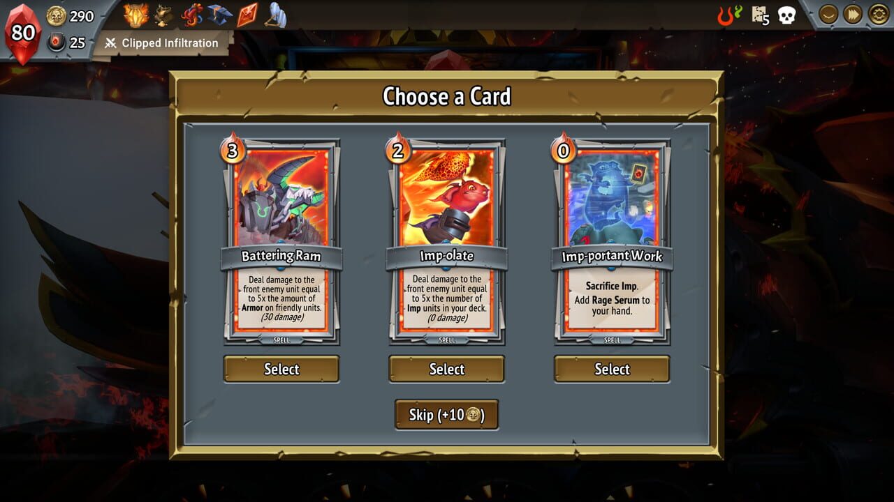 Monster Train gameplay