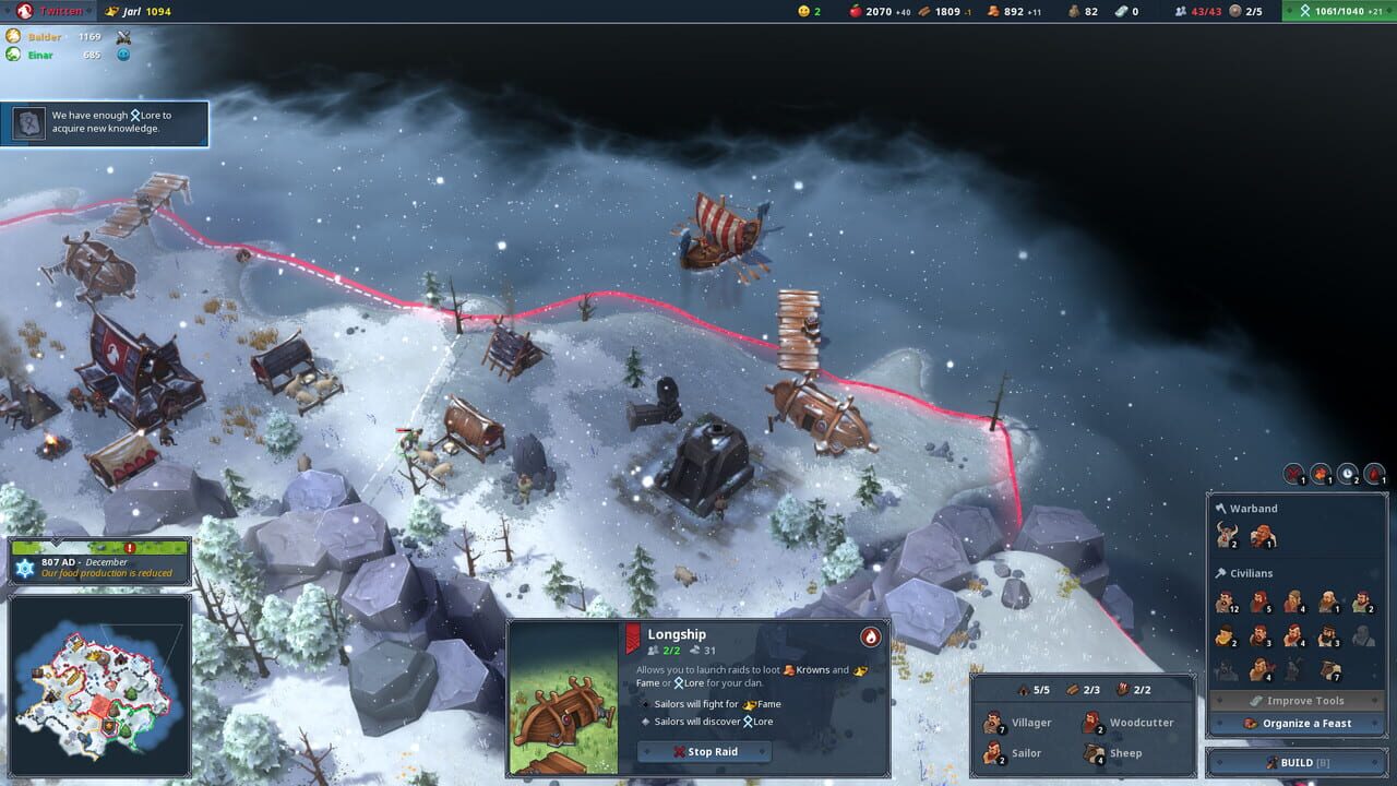 Northgard gameplay