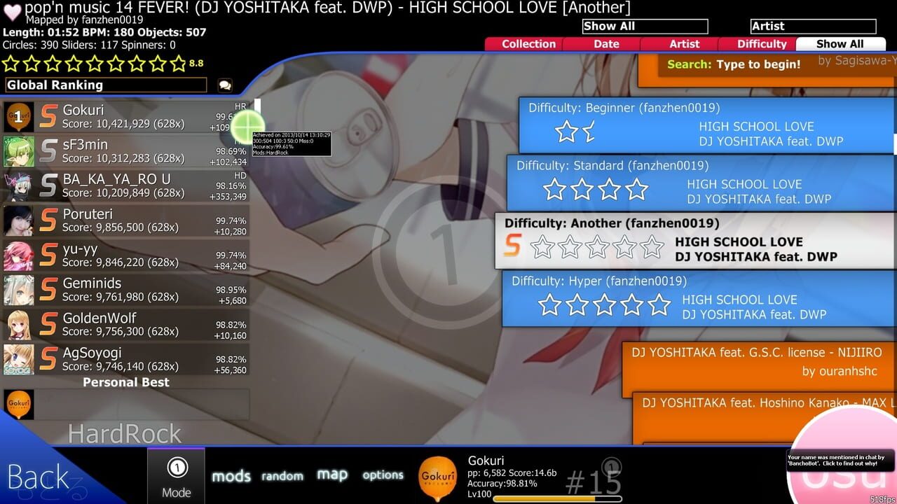 osu! gameplay
