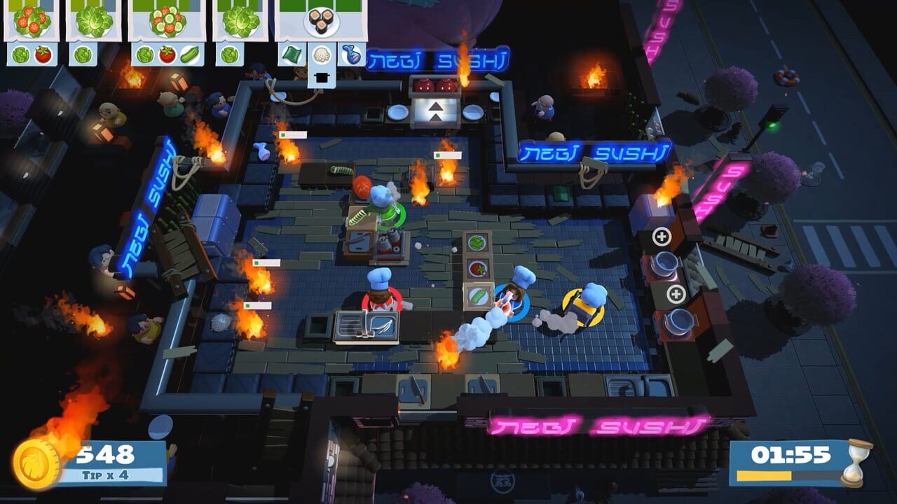 Overcooked! 2 gameplay