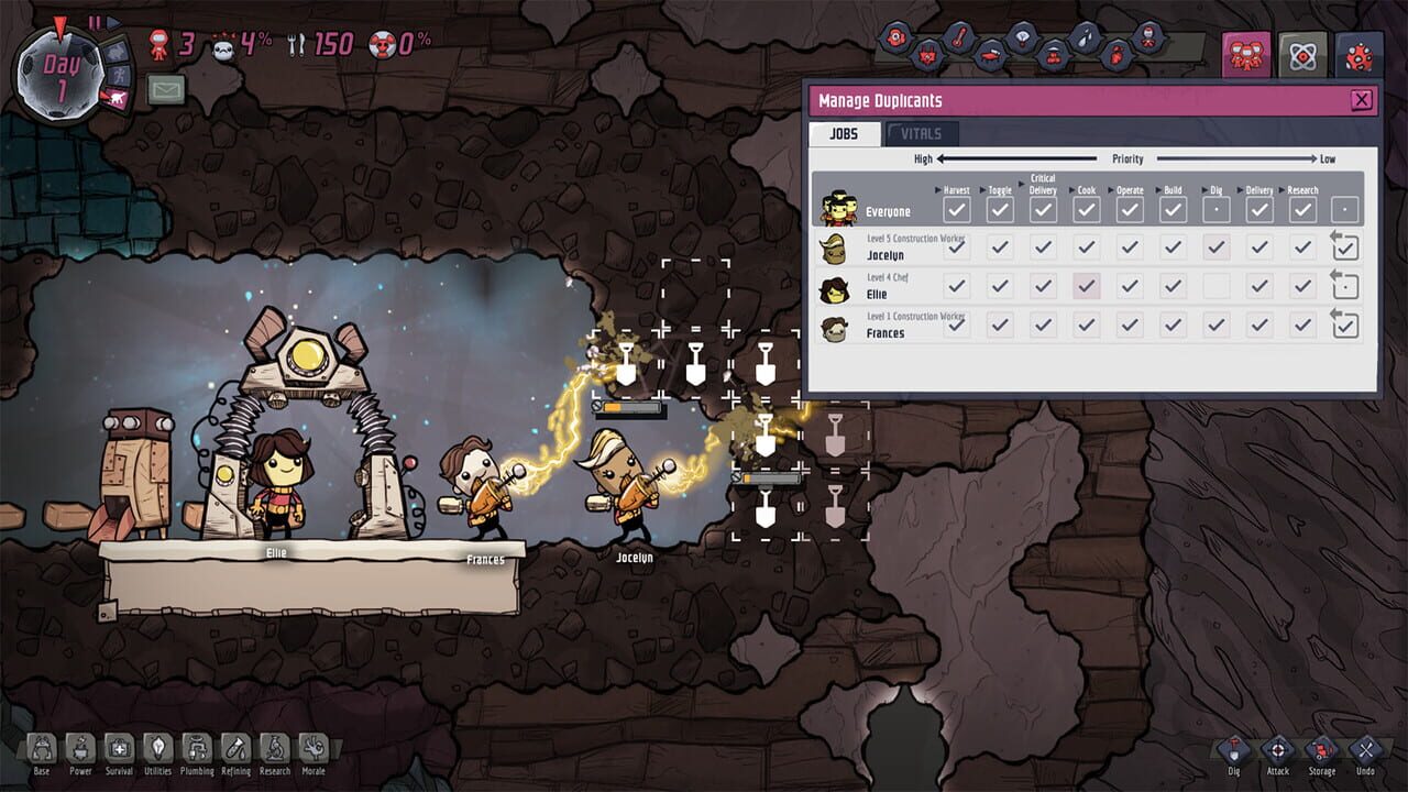 Oxygen Not Included gameplay