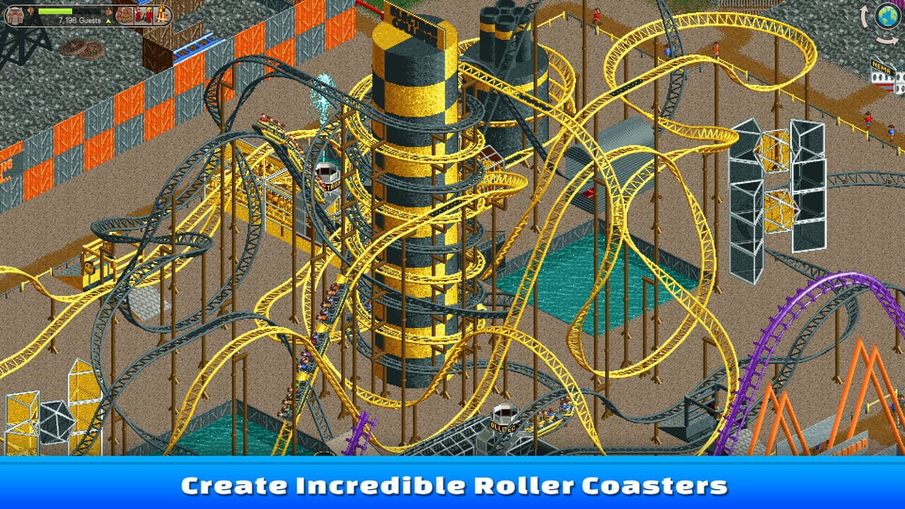 RollerCoaster Tycoon Classic gameplay