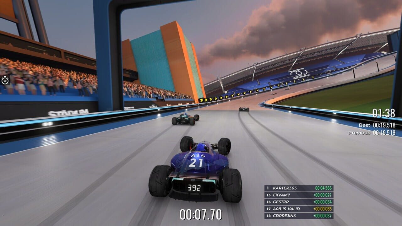 trackmania gameplay